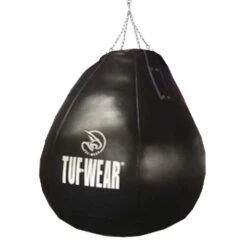 Tuf Wear Leather Wrecking Ball / Maize Bag – Black