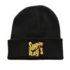 Sugar Ray’s Fold Over Boxing Wooly Hat/Beanie – Black