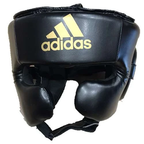 Adidas Speed Super Pro Training Head Guard – Black/Gold 1 Adidas Speed Super Pro Training Head Guard – Black/Gold