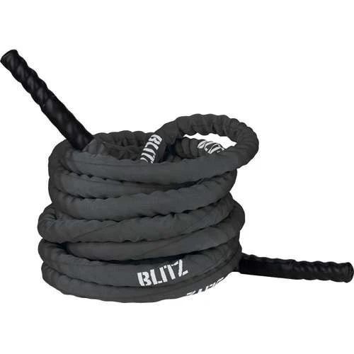 Blitz 38mm Training Battle Rope – Black 1 Blitz 38mm Training Battle Rope – Black