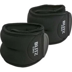 Blitz Ankle Weights – Black [0.5kg, 1kg Or 1.5kg]