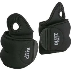 Blitz Wrist Weights – Black [0.5kg, 1kg, Or 1.5kg]