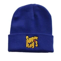 Sugar Ray’s Fold Over Boxing Wooly Hat/Beanie – Royal Blue