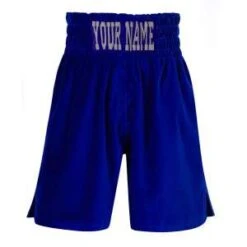 Velvet Royal Blue Boxing Shorts – Your Name