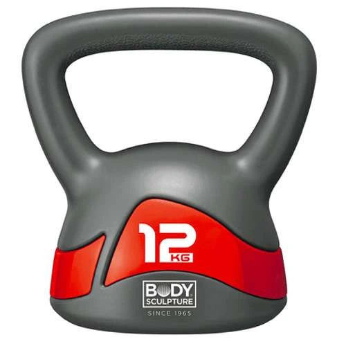 Body Sculpture 12kg Kettle Bell – Grey/Red 1 Body Sculpture 12kg Kettle Bell – Grey/Red