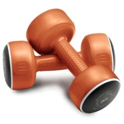 Body Sculpture Smart Dumbbell Set – Pair Of 2kg / Bronze