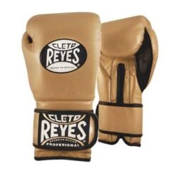 Cleto Reyes Hook And Loop Sparring Gloves – Gold