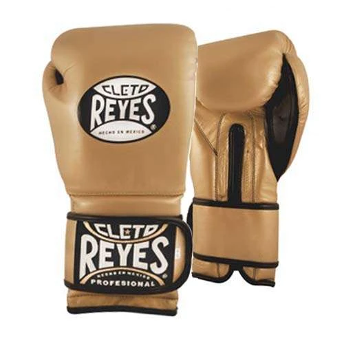 Cleto Reyes Hook And Loop Sparring Gloves – Gold 1 Cleto Reyes Hook And Loop Sparring Gloves – Gold