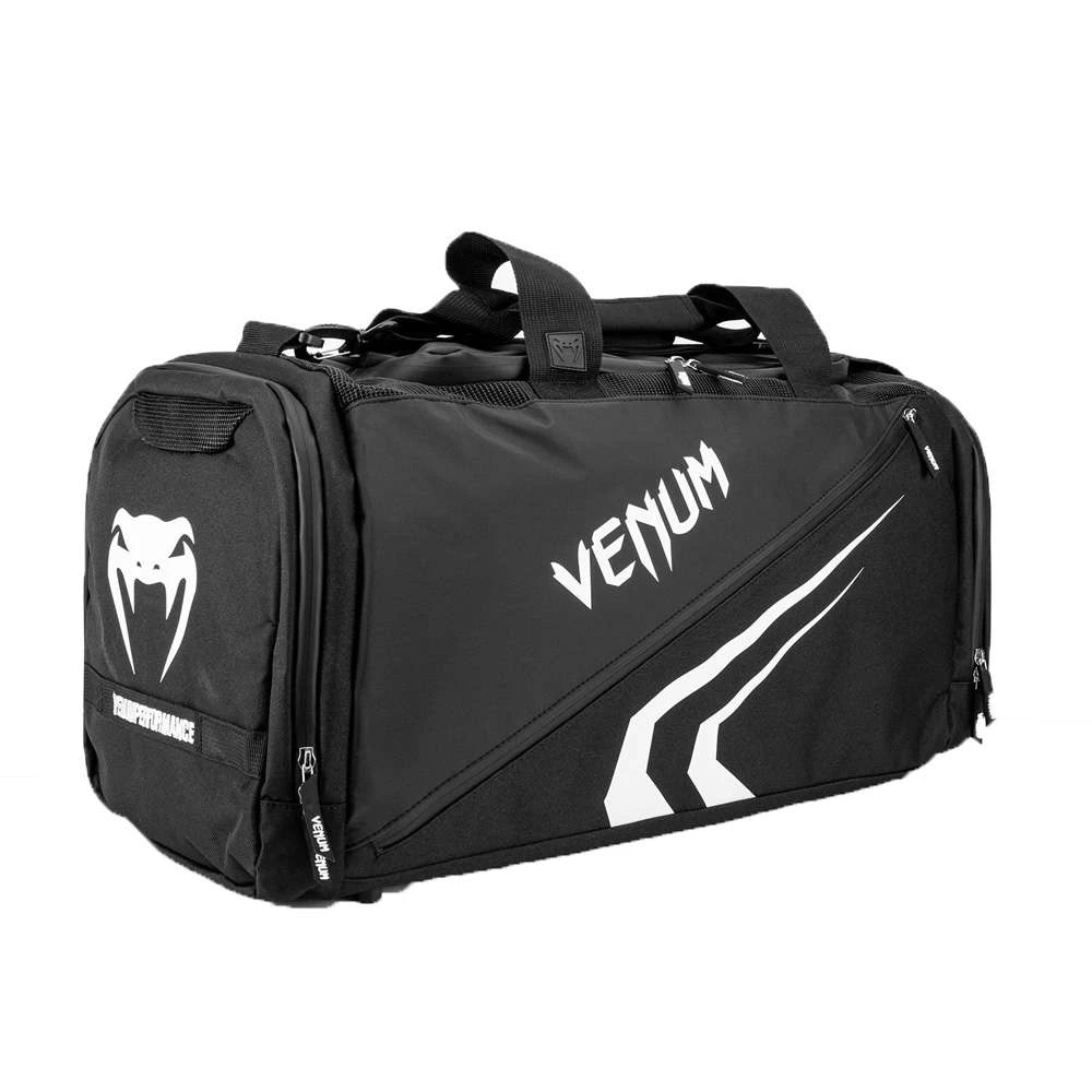 Venum Trainer Lite EVO Sports Bags – Black/White 2 Venum Trainer Lite EVO Sports Bags – Black/White - Image 2