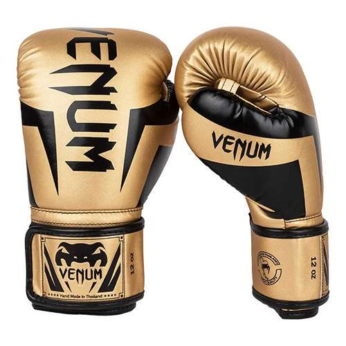 Venum Elite Boxing Gloves – Gold/Black 1 Venum Elite Boxing Gloves – Gold/Black