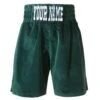 Velvet Dark Green Boxing Shorts – Your Name