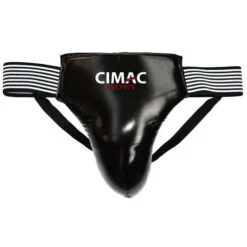Cimac PU Groin Guard – Black/White