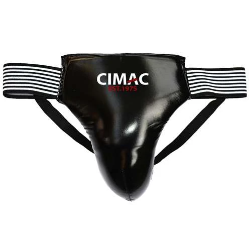 Cimac PU Groin Guard – Black/White 1 Cimac PU Groin Guard – Black/White
