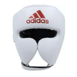 Adidas AdiStar Pro Head Guard – White/Red