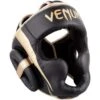 Venum Elite Cheek Headguard – Black/Gold