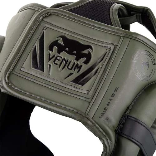 Venum Elite Cheek Headguard – Khaki/Black 8 Venum Elite Cheek Headguard – Khaki/Black - Image 8
