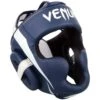Venum Elite Cheek Headguard – Navy Blue/White