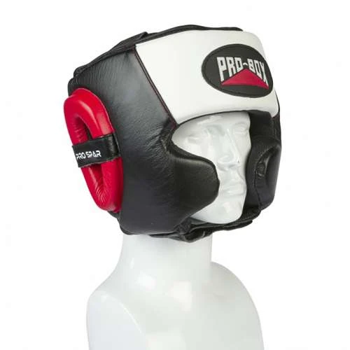 Pro-Box Pro-Spar Cheek Headguard – Black/Red 1 Pro-Box Pro-Spar Cheek Headguard – Black/Red