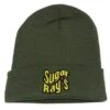 Sugar Ray’s Fold Over Boxing Wooly Hat/Beanie – Khaki