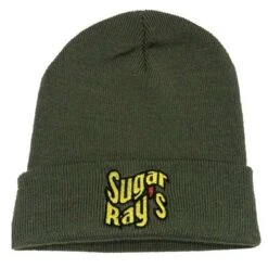 Sugar Ray’s Fold Over Boxing Wooly Hat/Beanie – Khaki