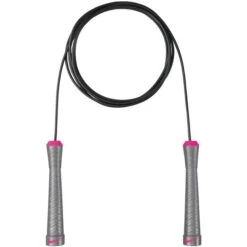 Nike 9ft Speed Rope – Dark Grey/Pink