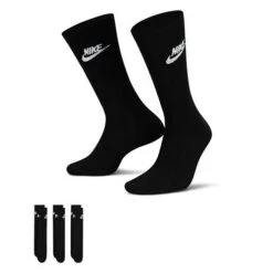 Nike Everyday Essential Crew Sock (3 Pack) – Black