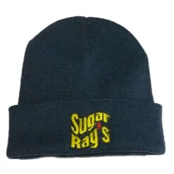 Sugar Ray’s Fold Over Boxing Wooly Hat/Beanie – Navy