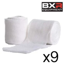 BXR Boxing Gauze Hand Wrap Bandage 5cm X 5m [Pack Of 9]