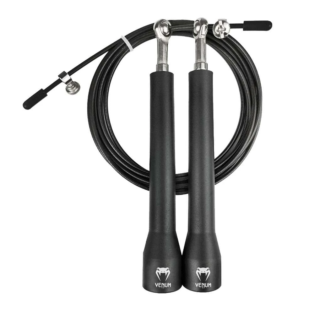 Venum Thunder Skipping Jump Rope – Black 1 Venum Thunder Skipping Jump Rope – Black