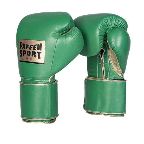 Paffen Sport Pro Wide Boxing Gloves “Fury” – Green/Gold 1 Paffen Sport Pro Wide Boxing Gloves “Fury” – Green/Gold