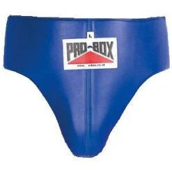 Pro-Box Base Spar PU Abdo Guard – Blue