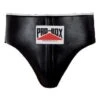 Pro-Box Super Spar Leather Groin Guard – Black