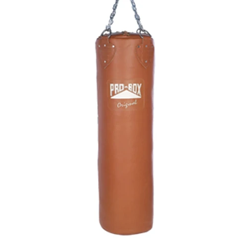 Pro-Box Original Leather Punchbag – 4ft Brown/Authentic 1 Pro-Box Original Leather Punchbag – 4ft Brown/Authentic