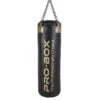 Pro-Box Champ Leather Hybrid 4ft Straight Punch Bag – Black/Gold