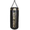 Pro-Box Champ Leather Hybrid Jumbo Punch Bag – Black/Gold