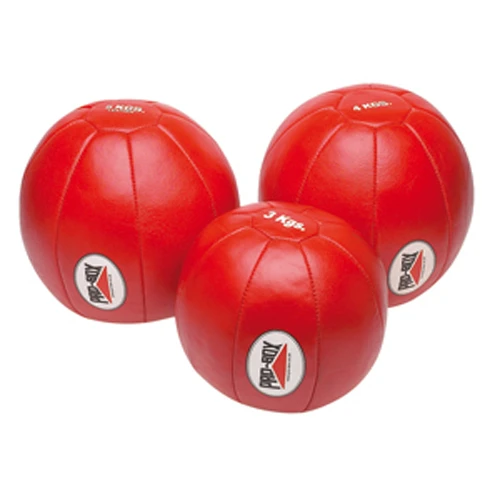 Pro-Box Leather Medicine Ball – 3kg, 4kg Or 5kg 1 Pro-Box Leather Medicine Ball – 3kg, 4kg Or 5kg