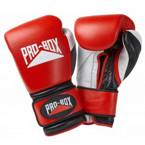 Pro-Box Pro Spar ‘Wide Fit’ Leather Training Gloves – Red 1 Pro-Box Pro Spar ‘Wide Fit’ Leather Training Gloves – Red