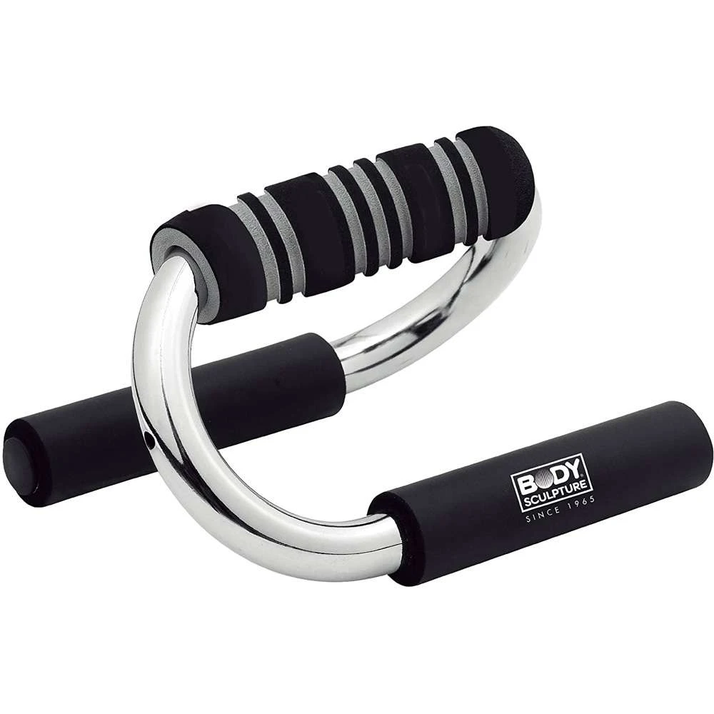 Body Sculpture Push Up Bars – Black/Silver 2 Body Sculpture Push Up Bars – Black/Silver - Image 2
