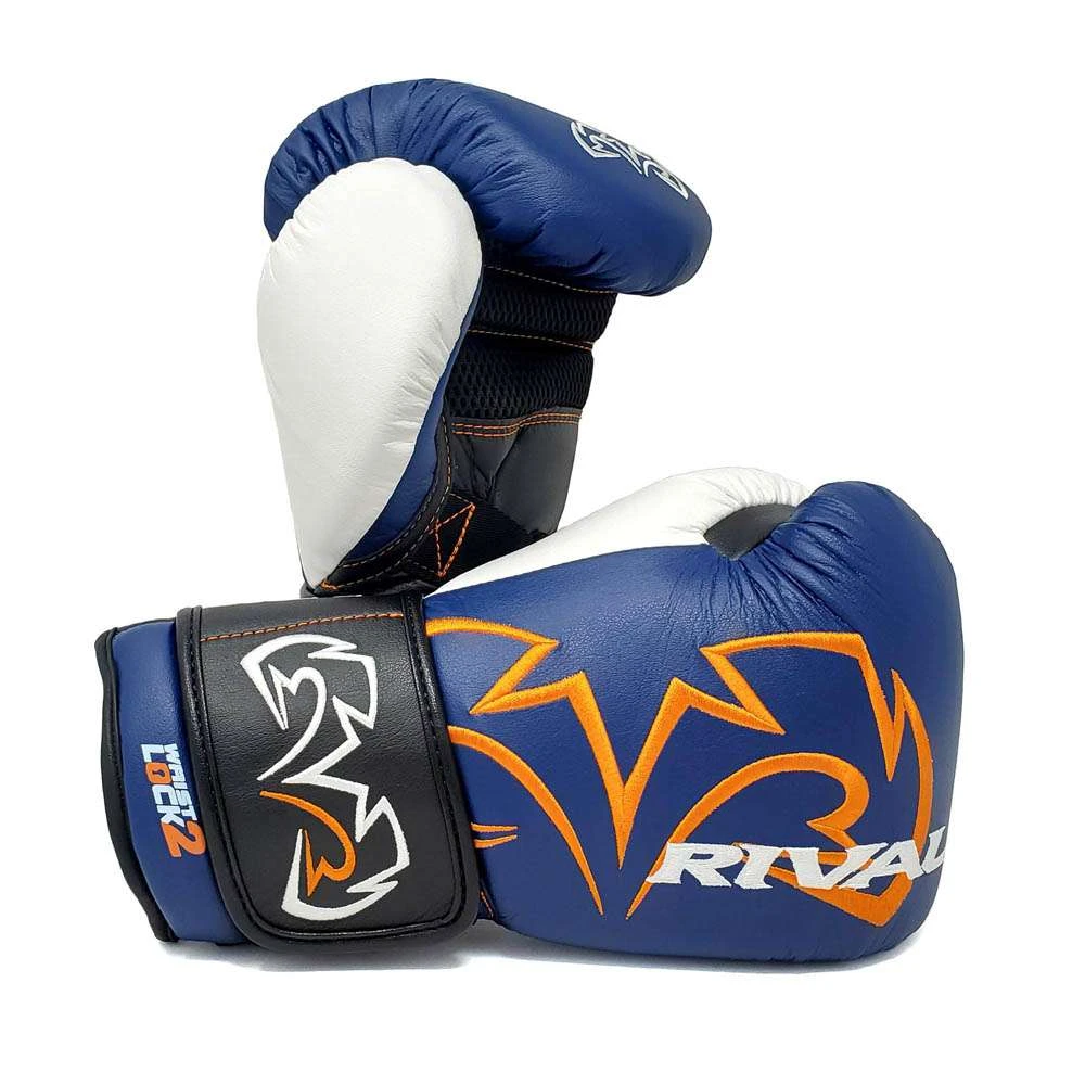 Rival RB11 Evolution Sparring Double Strap Bag Glove – Navy 1 Rival RB11 Evolution Sparring Double Strap Bag Glove – Navy
