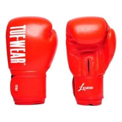 Tuf Wear Legend Leather Sparring Glove – New Design Red