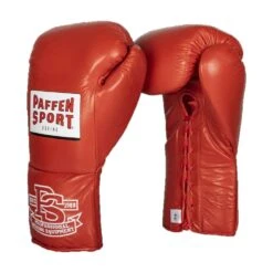 Paffen Sport Pro Mexican Lace Up Sparring Gloves – Red
