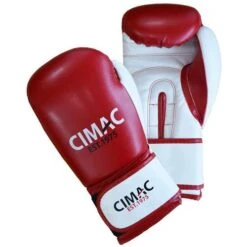 Cimac Artificial Leather Boxing Gloves – Black/White -Under Armour Sale red glovescimac 1