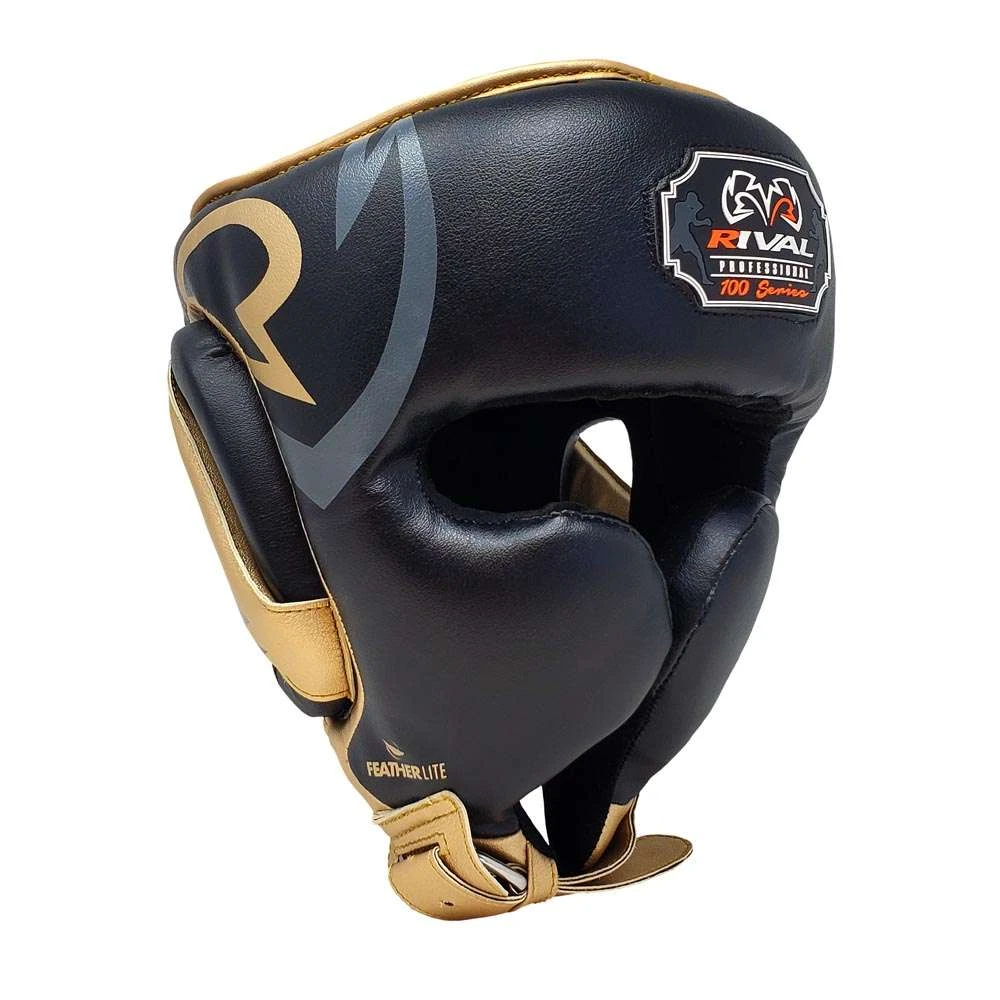 Rival RHG100 Professional Cheek Headgear – Black/Gold 1 Rival RHG100 Professional Cheek Headgear – Black/Gold