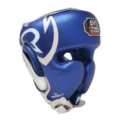 Rival RHG100 Professional Cheek Headgear β Blue/Silver