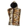 Sleeveless Tiger Print Ring Jacket