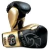 Rival RS100 Professional Lace-Up Sparring Glove – Black/Gold