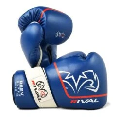 Rival High Performance RS2V [2.0] Hook-and-Loop Pro Sparring Gloves – Blue