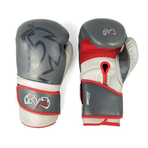 Rival RS80V Impulse Sparring Gloves – Grey/White/Red 2 Rival RS80V Impulse Sparring Gloves – Grey/White/Red - Image 2