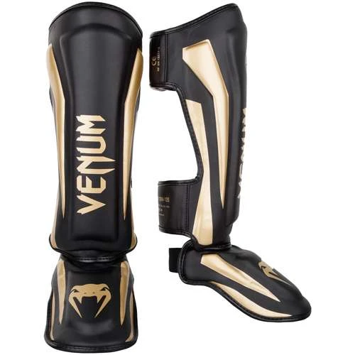 Venum Elite Standup Shinguards – Navy/White 3 Venum Elite Standup Shinguards – Navy/White - Image 3