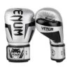Venum Elite Boxing Gloves – Silver/Black